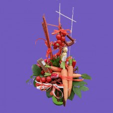 Originální klobásová kytice – jedlý dárek pro gurmány