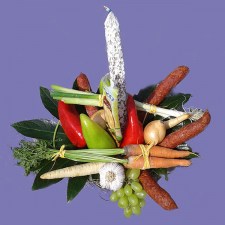 Klobásová kytice Lord | Originální salámový dárek